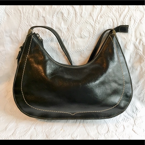 Rolfs Bags Rolfs Black Leather Shoulder Bag Poshmark
